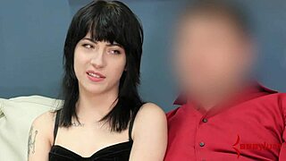 bound slut gets throat fucked in a rough bdsm session