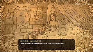 Virgin Teen Simonne Reads Naughty Secrets from a Strange Book