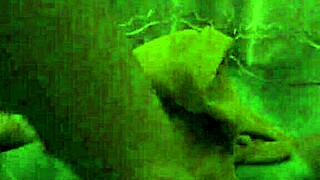 Chinese whore gives handjob to client in detailed close up.