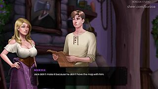 Virgin Teen Simonne Reads Naughty Secrets from a Strange Book