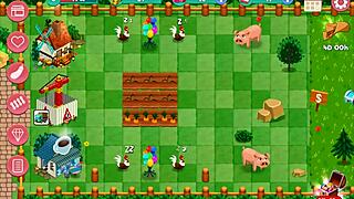 i play nutaku booty farm hentai game with redhead milf flashing on ranch