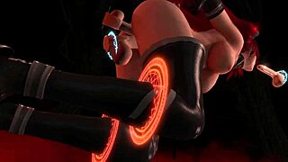 Demon Girl Trapped In Gangbang With Huge Magic Dicks