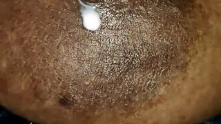 Wife boobs milk while licking pussy deepthroat.