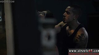 a teen 18+ in glasses gets rough feet domination