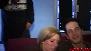 coed aubrey acts as naughty frat house slut