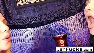 i made a home movie with big titty milf beauties, they vape and suckin my dick so hard