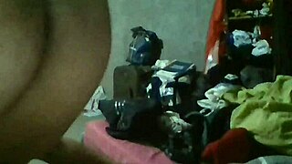 Gay guy tied upside down