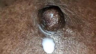 Wife boobs milk while licking pussy deepthroat.