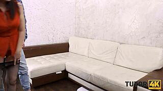 Stud Blackmails Fake Tutor to Spread Legs or Face Police