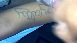 Deep throat action with a talented throat fucker