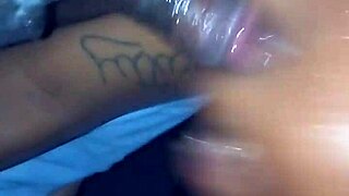 Deep throat action with a talented throat fucker