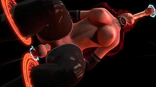 Demon Girl Trapped In Gangbang With Huge Magic Dicks