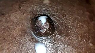 Wife boobs milk while licking pussy deepthroat.