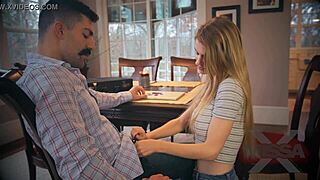 nadya nabakova and brandon ashton in the contest