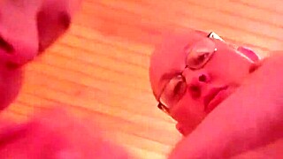 wife performing oral on the dick in detailed scene