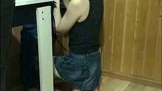 I gave a great blowjob on the balcony