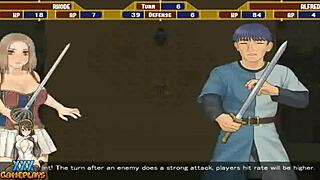 Rhodes fortress gameplay with princess and military elements.