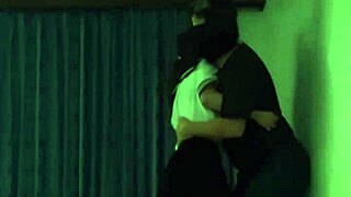Groin kicks and ball kicks in ballbusting video