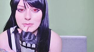 In this femdom role-play, Tifa Lockhart ruins your orgasm and lets you cum only if you wedgie yourself