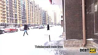 Man can't refuse debtor's mouth and pussy!