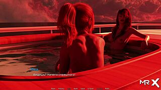 yo, check out waterworld lesbian pool action in e1 25! 🌊💦