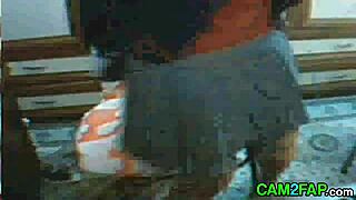 Watch amateur webcam upskirt tease for free