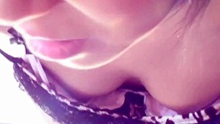 Sexy cleavage catches your eye