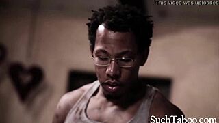 blind blonde teeb groped and choked by massive bbc