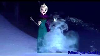 Elsa and Anna have sex in Frozen 3 hentai.