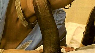 Exploring a Vintage Interracial Blowjob Scene from Retro Archives