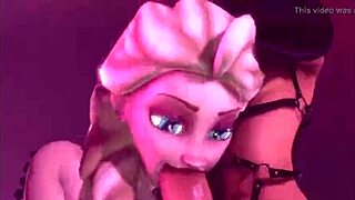 Elsa and Anna have sex in Frozen 3 hentai.