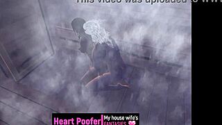 Relaxing in the Sauna with Cartoon Fun