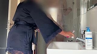 My Husband Caught Jerking to Stepmom in the Shower, Shocking Hidden Moment