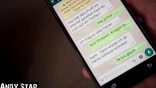 A thick teen girl experiences a rough European encounter