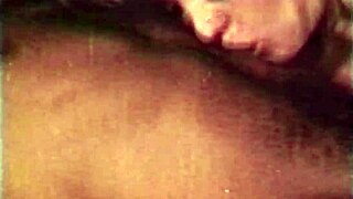 Exploring a Vintage Interracial Blowjob Scene from Retro Archives