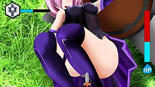 Watch female knight undress in fight?