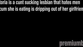 Victoria engole 81 cargas enormes de porra em bukkake blowbang facial premium