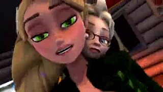 Elsa and Anna have sex in Frozen 3 hentai.