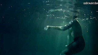 yo, check Lozhkova in see-through shorts splashing in the pool, looking hot as ever!