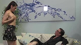 sahara knite gives rough blowjob