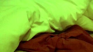 the lady enjoys my cock action