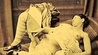 Two Centuries of Vintage Threesome in Hairy Retro Action