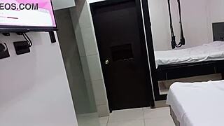 Stepsister Prepares For Porn In Hotel.
