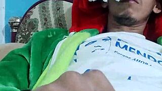 Young Twink's Exciting Masturbation Session with Tall Cock Slapping