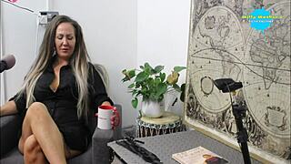 Unseen and unedited interview with a porn star in reality mature setting.