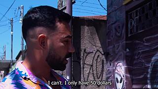Nympho does anal sex for 50 reais with teh angel and oscar luz