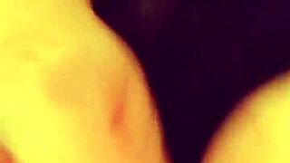 my first solo masturbation, rubbing my shaved pussy and clit close up.