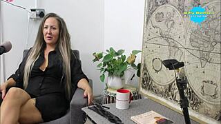 Unseen and unedited interview with a porn star in reality mature setting.