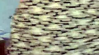 a teen dances reaggaeton mix on webcam, moving her body sensually