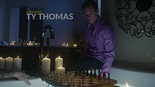 nextdoorstudios hunk enjoys candlelit bubble bath with big dicks